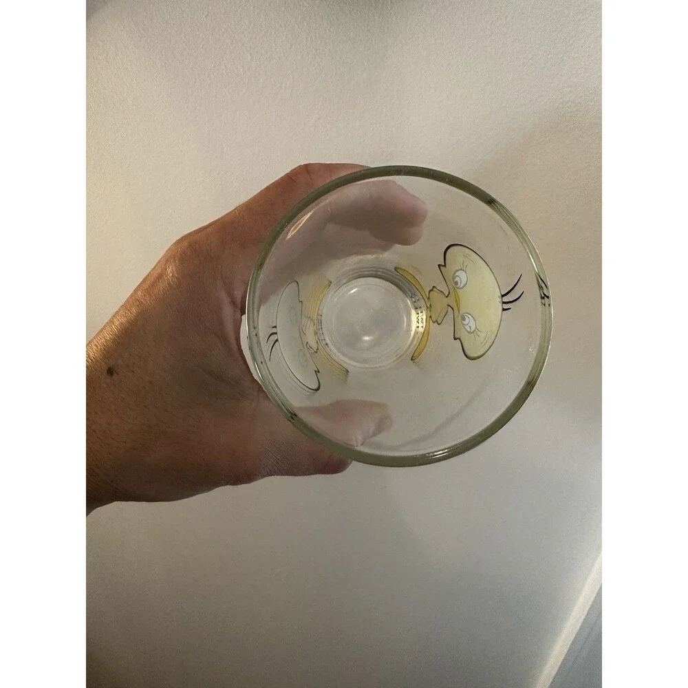 Tweety Bird 6.5” Drink Glass Pepsi Collector Series Vintage 1973 Looney Tunes